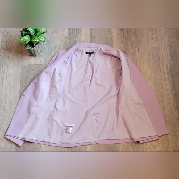 Ann Taylor Lavender Violet Lilac Cutaway Blazer Jacket, Women's 6T - Picture 4 of 16